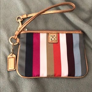 Multicolored Coach Wristlet